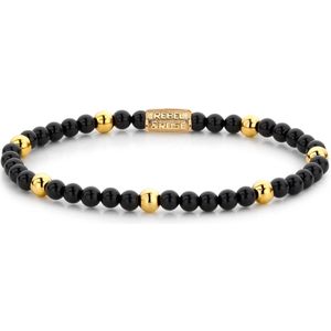 Rebel & Rose More Balls Than Most Black Panther 4mm yellow gold plated RR 40043 G