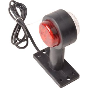 Breedtelicht rood/wit LED 12-24v