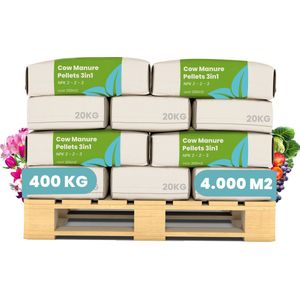 Koemestkorrels 3in1 - Tuinmest - Geschikt voor Siertuin en Moestuin - Natuurlijke Bodemverrijking