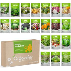 Salade Zaden Pakket - 20 soorten