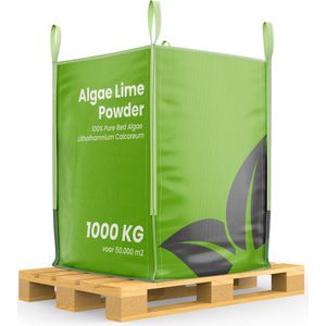 Algenkalk Poeder – Zuiver Lithothamnium Calcareum (bigbag 1000 kg voor 5 ha) Organifer