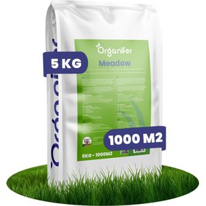 Weide Graszaad Meadow - Speciaal voor Paarden en Kleinvee (5kg, 1000m2) - Graszaad Weide - Graszaad Weidemengsel - Schapengras - Weidegraszaad - Paarden Graszaad - Organifer