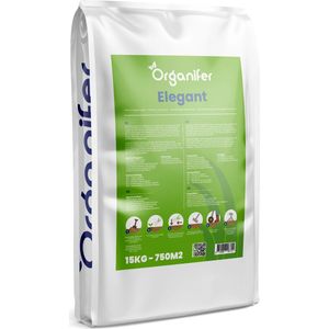 Schaduwgazon Graszaad (15kg, 750m2) - Graszaad Schaduw - Graszaad Snelkiemend - Organifer Elegant - Schaduw Graszaad - NAK Gecertificeerd - Zeer hoge schaduw en droogte tolerantie - Ideaal voor Aanleg & Herstel in Schaduw