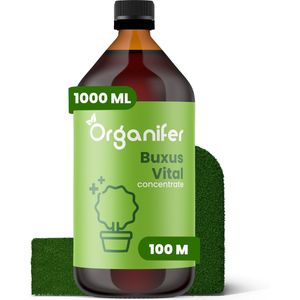 Buxus Vital 1000ml - Concentraat voor 100 meter haag - Buxusmot Bestrijden - Buxusrups Bestrijdingmiddel - Buxusmot Bestrijdingmiddel - Buxus Schimmel - Natuurlijk weerbaar - Organifer