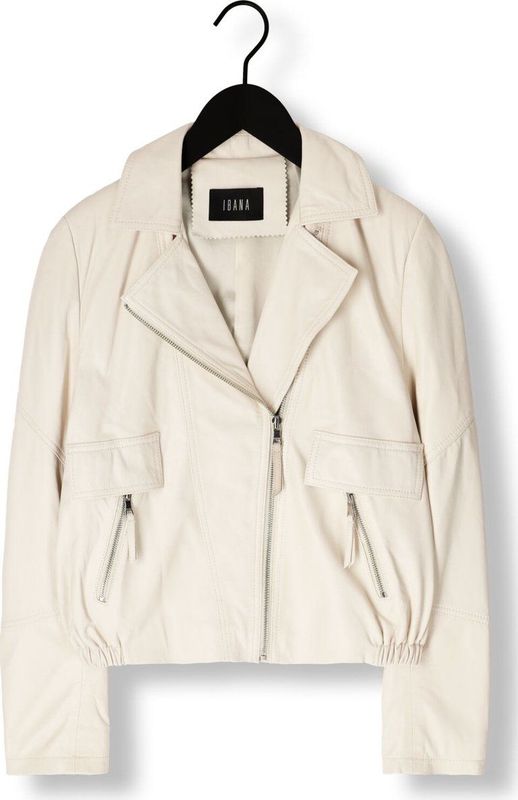 Ibana - Jeyla - Leren Jas - Ecru