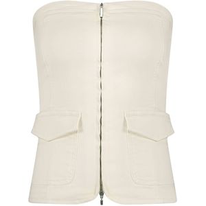 Ibana Gilet Tuomo - Wit - Mouwloos Polyester Top