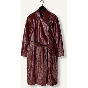 Ibana Chaim Jassen Dames - Winterjas - Bordeaux - Maat 34