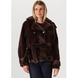 Ibana Cristel Jassen Dames - Winterjas - Bruin - Maat 34