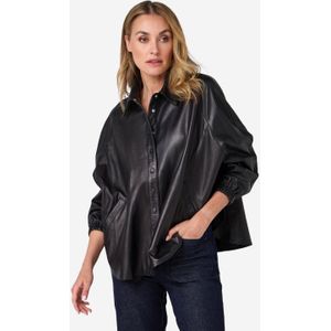 IBANA - Jessie - Leren Blouse - Zwart