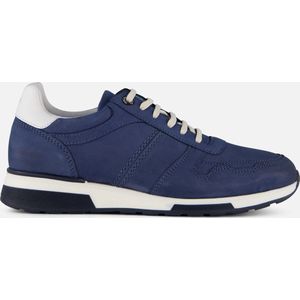 Van Lier Positano Sneakers blauw Nubuck - Maat 41