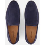 Van Lier - Lugano - Instappers - Blauw - Leer