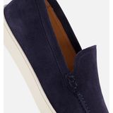 Van Lier - Lugano - Instappers - Blauw - Leer