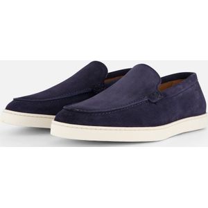 Van Lier - Lugano - Instappers - Blauw - Leer