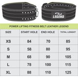 Legend Sports Power lifting fitness riem heren/dames leer