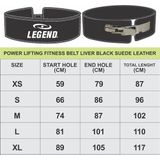 Legend Sports Power lifting fitness riem heren/dames lever leer