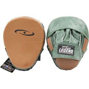 Pro Line Focus Pads Stootkussen Army/Bruin Leer - Gemaakt van runderleder - Hoogste kwaliteit Stootkussen