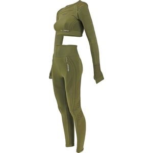 Legend Sport Legging Army groen