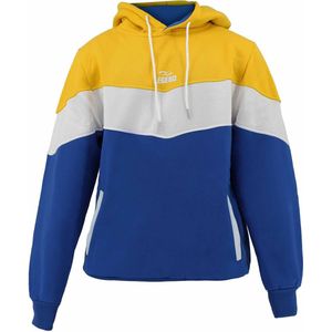 Hoodie Legend tricolore dames/heren Geel fleece