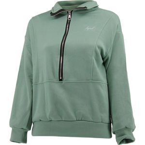 ChiComfort luxe Dames half zip sweater Mint