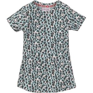Dirkje - Leopard Dress - Blue-98