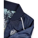 Dirkje - E-HAWAII - Tussenjas - Navy met Witte Accenten - Reversible