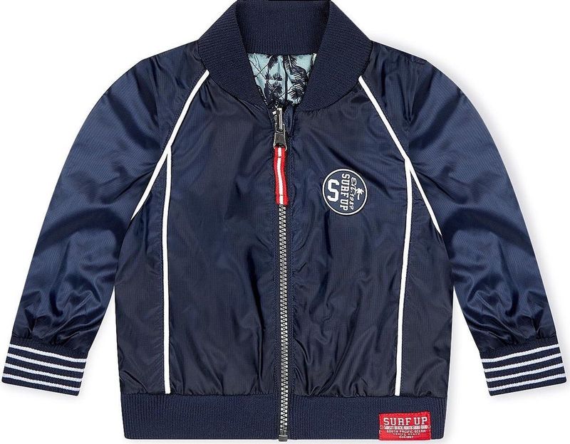 Dirkje - E-HAWAII - Tussenjas - Navy met Witte Accenten - Reversible