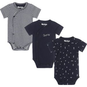 Dirkje Baby Jongens 3 Pack Rompertje - Maat 62/68