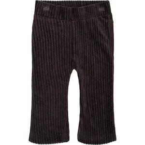 DIRKJE Meisjesbroek - Grijs - Velours - Flared Broek
