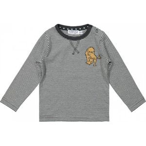 Dirkje - Lead the Others - Longsleeve - Grijs gestreept