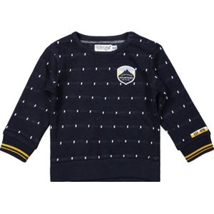Dirkje Jongens sweater, blauw, 0 maanden