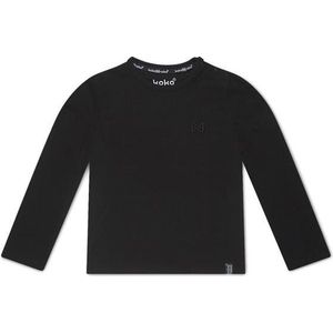 Koko Noko - Nate - T-shirt - Zwart - Jongens - Lange Mouwen