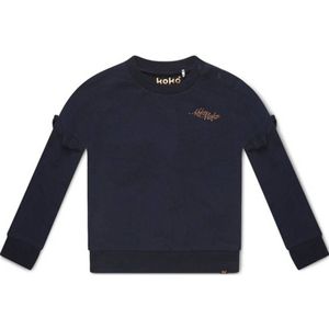 Koko Noko - Sweater Nova - Donkerblauw - Ruches