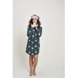 Charlie Choe - Nachtjurk - Donkergroen - 95% Katoen, 5% Elastaan