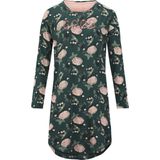 Charlie Choe - Nachtjurk - Donkergroen - 95% Katoen, 5% Elastaan