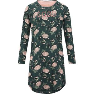 Charlie Choe - Nachtjurk - Donkergroen - 95% Katoen, 5% Elastaan