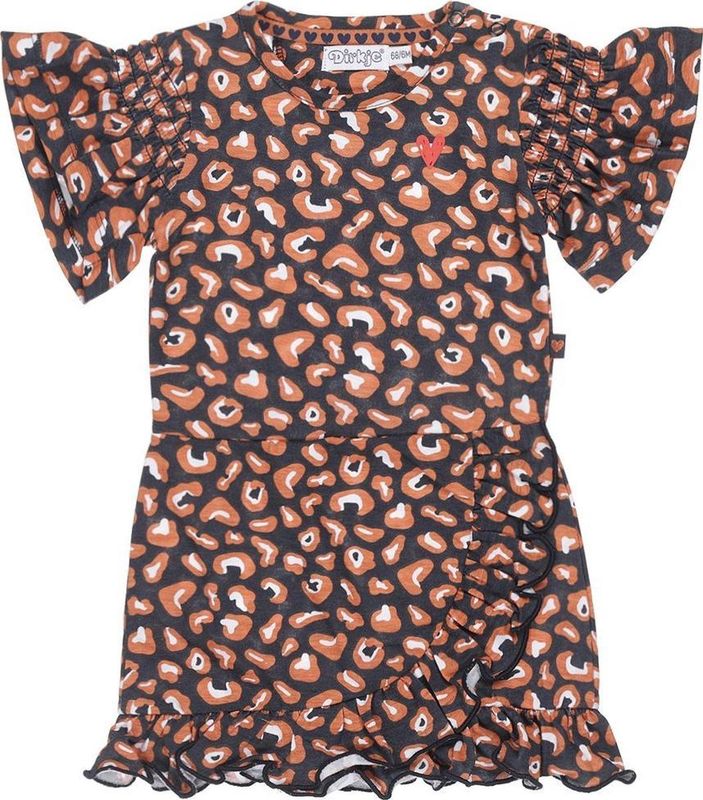 Dirkje - Dirke - Jerseyjurk - Marineblauw - 60% Katoen 40% Polyester