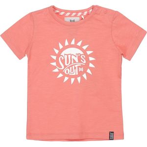Koko Noko Jongens T-shirt oranje rood shirt, Faded Coral, 86