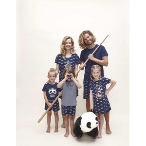 Charlie Choe - Big Shirt - Indigo - Katoen Elastaan