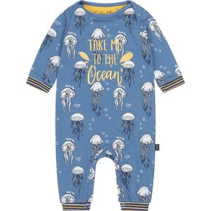 Charlie Choe Baby Boys Jumpsuit ls, Blauw, 68