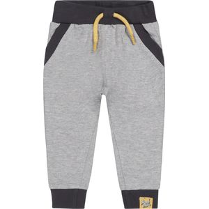 Dirkje baby jongens joggingbroek Brake Rules Grey - Maat 62