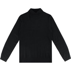 DJ Dutchjeans - No Way Moday - Coltrui - Zwart - Fijn Gebreid - 80% Viscose