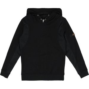 No Way Monday jongens trui met capuchon Black- Maat 110