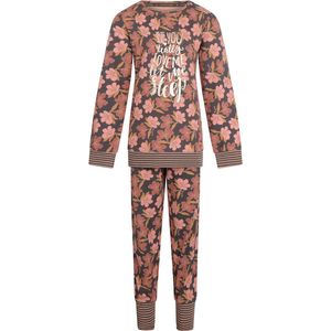 Charlie Choe - U-FLOWER NIGHTS - Pyjamaset - Donkergrijs - Meisjes
