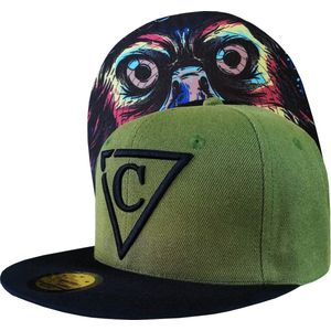 Capiche® Snapback Pet Heren – Mighty Eagle – Groen & Zwart – Verstelbaar met Druksluiting – Sportcap – Baseball Cap – Capiche Caps