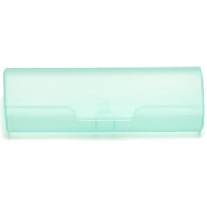 Plastic Brillenkoker - Groen - 14.6*7.2 cm - Compact & Lichtgewicht - Brillenhouder