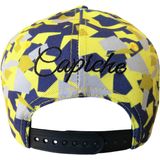 Capiche - Snapback Cap / Baseball Cap - [CAMO] Yellow Polygon - One Size
