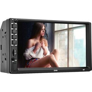 TechU™ Autoradio AT45 – 2 Din – 7 inch Touchscreen Monitor – Bluetooth – Android & iOS – Handsfree bellen – USB – FM radio – Incl. Afstandsbediening