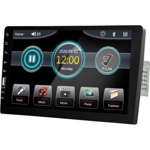 TechU™ Autoradio T144+ 1 Din met Afstandsbediening – 9.0 inch Touchscreen Monitor – FM radio – Bluetooth – USB – AUX – SD – Handsfree bellen – Incl. Microfoon