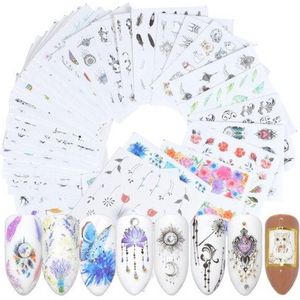 40 Stuks Nagelstickers – Nail Art Stickers – Random Kleuren