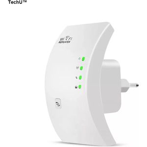 TechU Wifi Repeater - 300Mbps - Wit